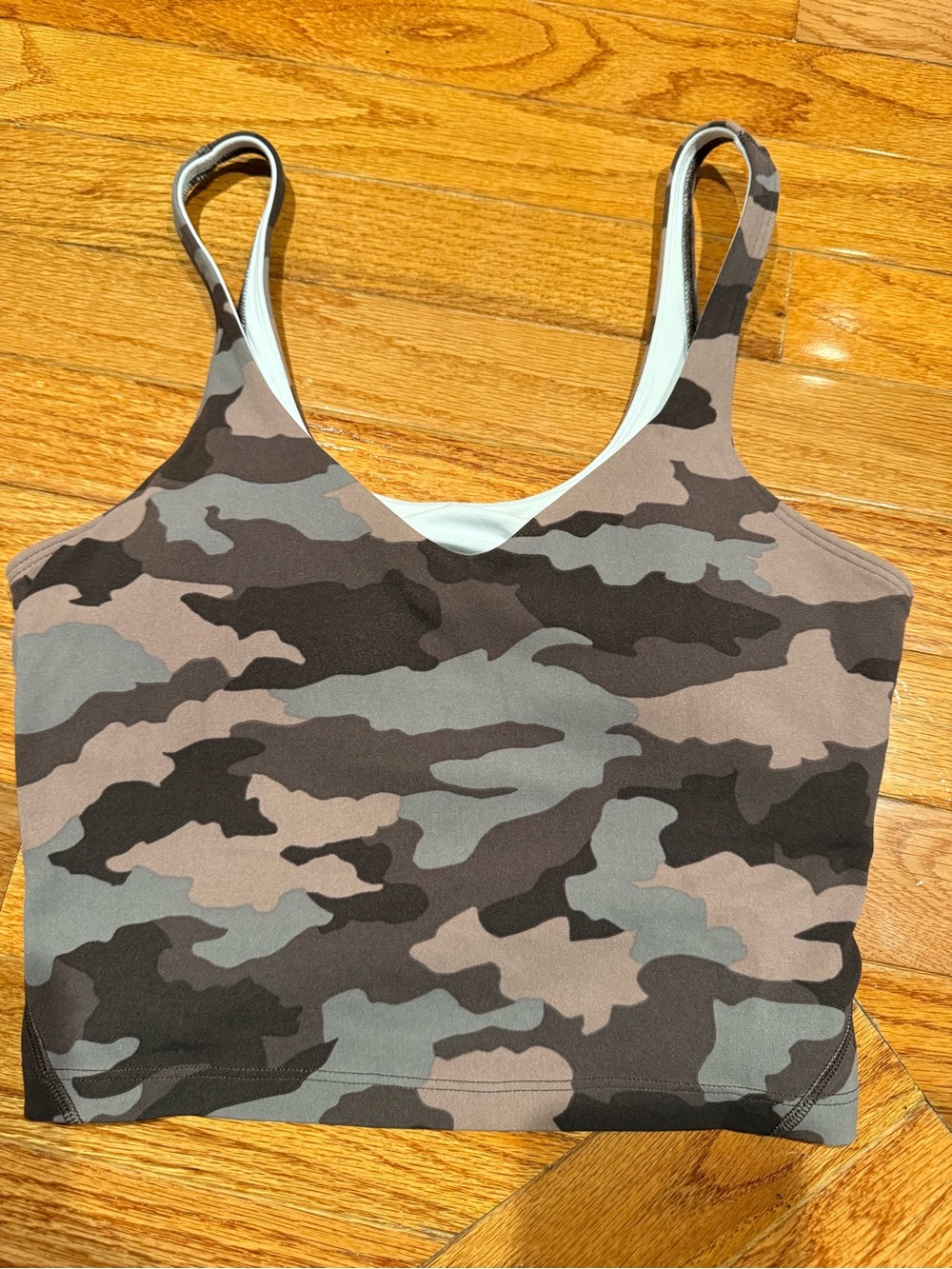 Lululemon Align Tank Top Light Support, A/B Cup Camo. Sz 6. Excellent Condition